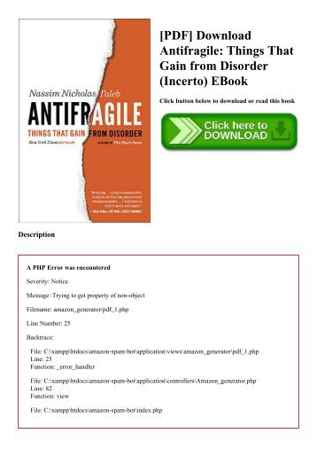 antifragile things that gain from disorder epub download Download gain things epub disorder antifragile from that